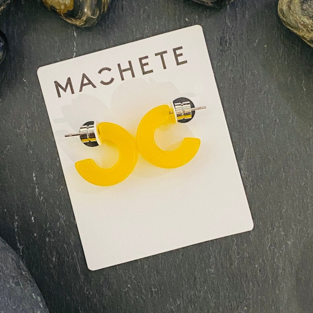 Yellow Earrings - Picture 6 of 7